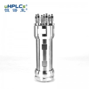 恒譜生液相色譜柱裝填裝置裝柱機(jī)勻漿罐配套一出一單接頭可定制，適用于柱管內(nèi)徑2.1#、3.0#、4.0#、4.6#、10#轉(zhuǎn)接頭